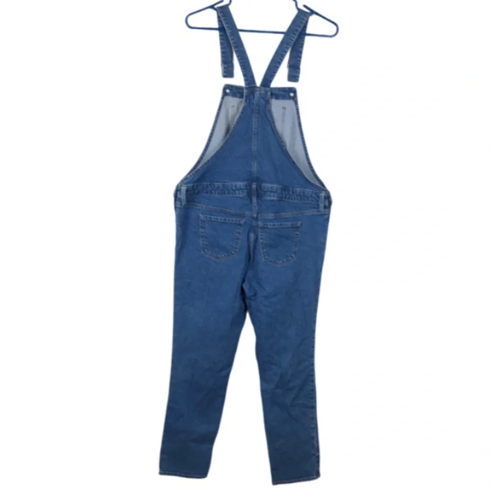 ISABEL MATERNITY Overalls Denim Jumpsuit Adjustable Waist Blue Jeans Size 4 - Picture 5 of 14